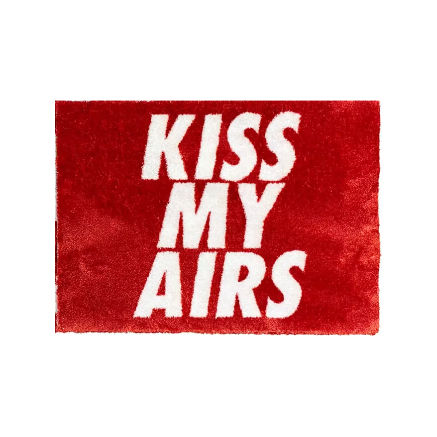 Sneaker Bath Mat - Kiss My Airs (Red)