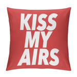 Kiss My Airs Cushion Cover (Red)