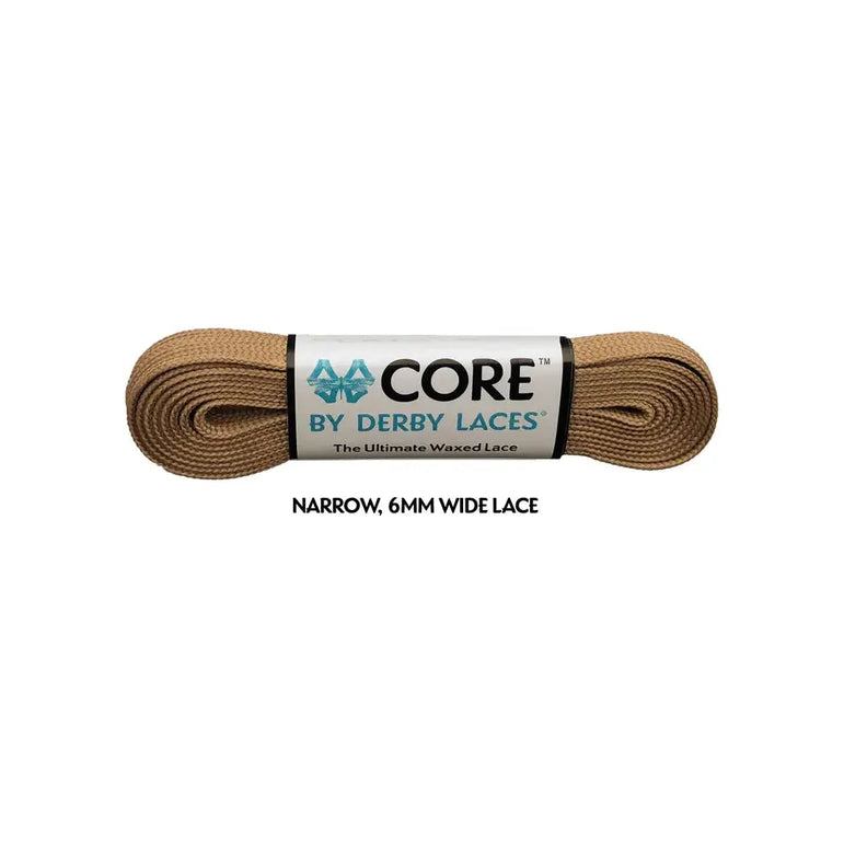 Derby Laces - CORE Rollerskate Shoelaces (NARROW 6MM WIDE LACE)