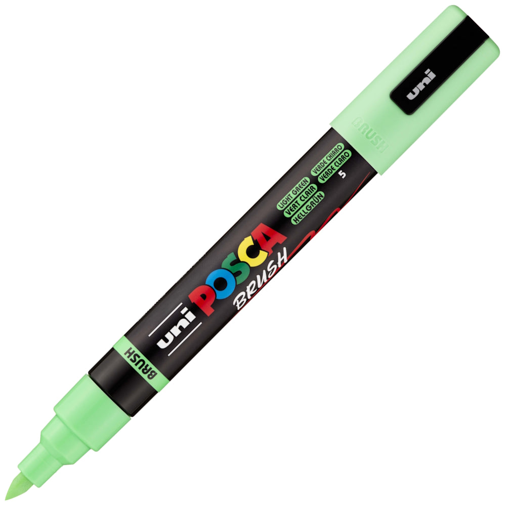 POSCA PC-5BR - Semi-Flexible Brush Tip Marker Pens