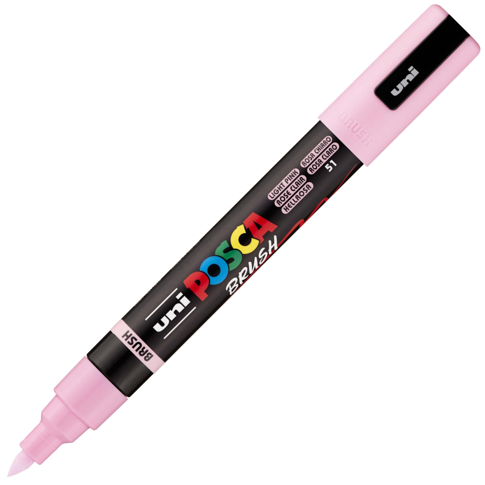 POSCA PC-5BR - Semi-Flexible Brush Tip Marker Pens