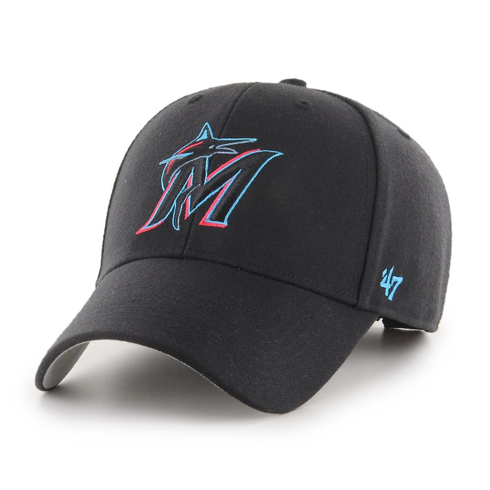 '47 Brand MVP Miami Marlins Cap - Black