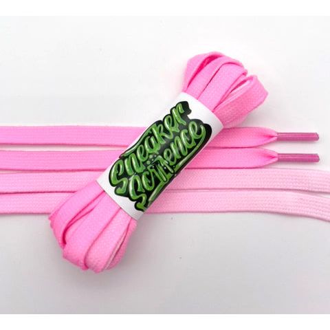 SneakerScience Ombre Gradient Flat Laces - Pink