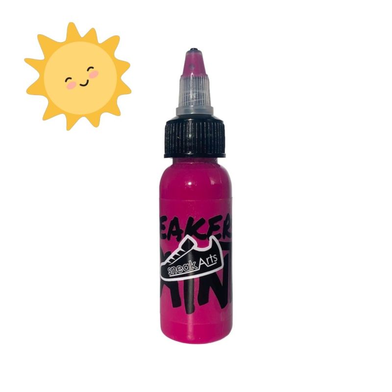 SneakArts UV Reactive Paint - Pink - 30ml