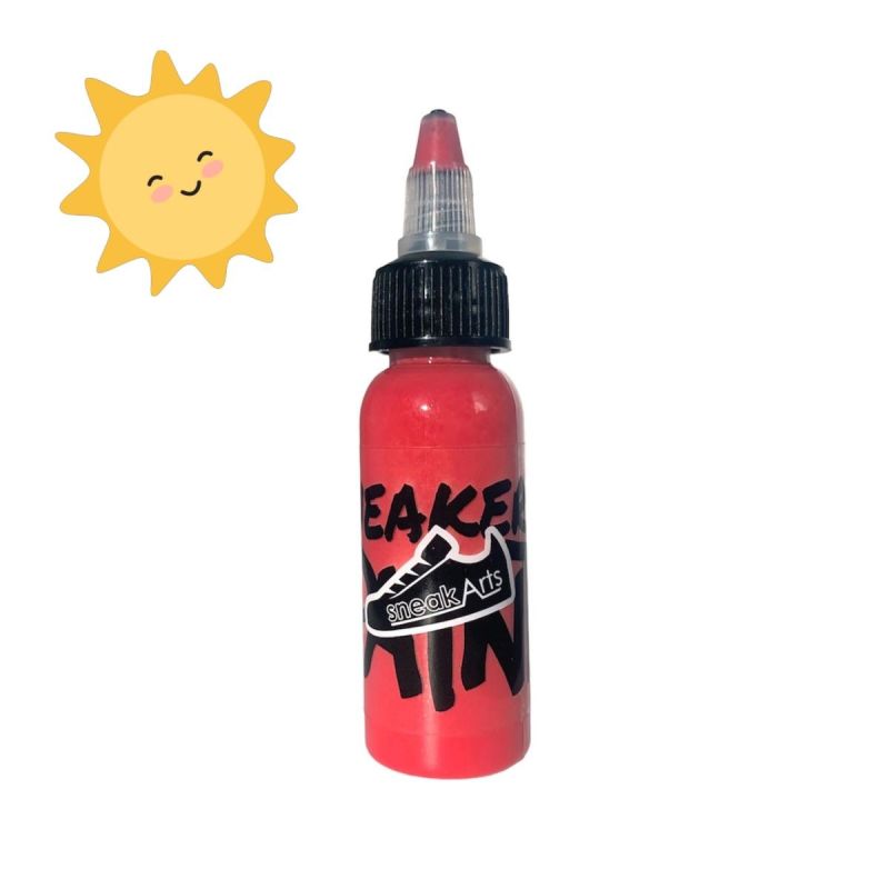 SneakArts UV Reactive Paint - Red - 30ml