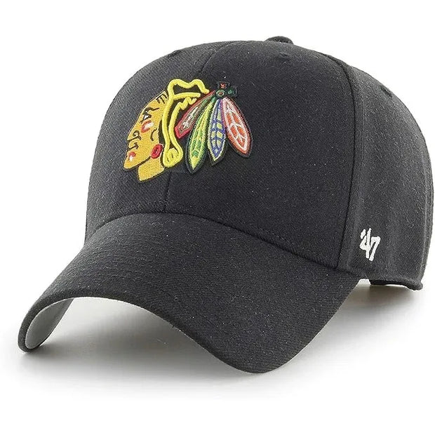 '47 Brand MVP Chicago Blackhawks Cap - Black