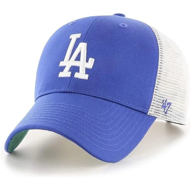'47 Brand Branson LA Dodgers Mesh Cap - Blue / White