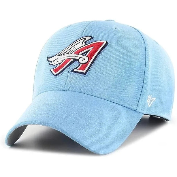 '47 Brand MVP Los Angeles Angels Cap - Cooperstown Columbia Blue