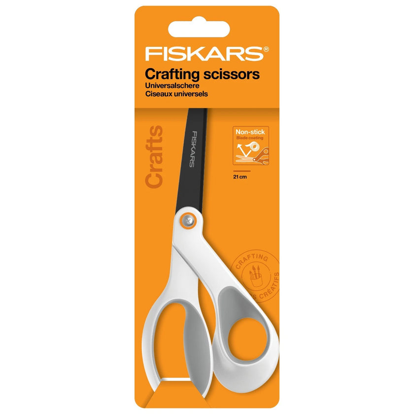 Fiskars Crafting Scissors Non Stick General Purpose 21cm