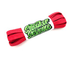 SneakerScience Waxed Flat Laces - (Red)