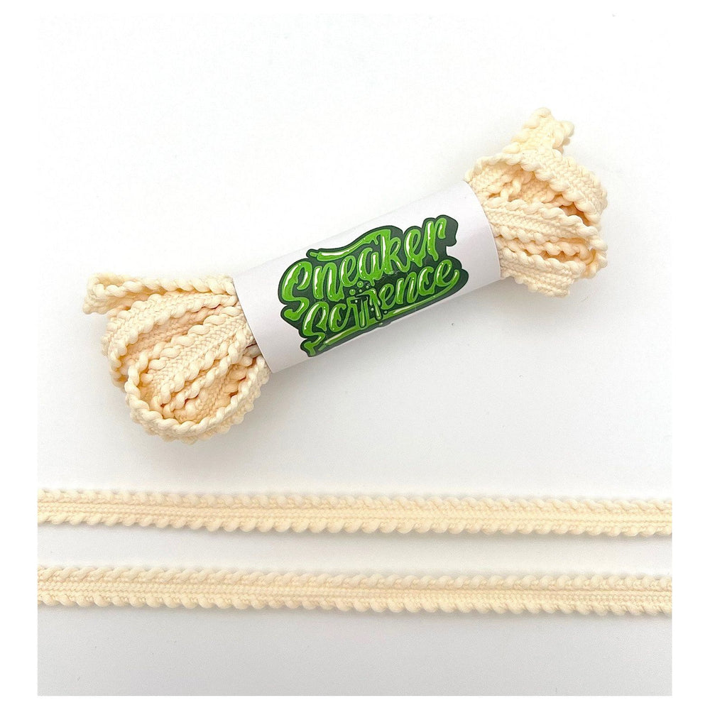 SneakerScience Sawtooth Running Laces - (Cream)