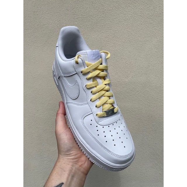 SneakerScience AF1 Replacement Laces - (Custard)