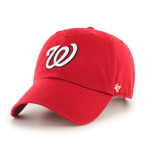 '47 Brand Clean Up Washington Nationals Cap - Red