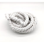 SneakerScience Super Chunky Woven Rope Laces - (White)