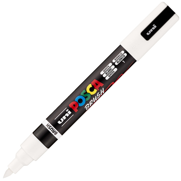 POSCA PC-5BR - Semi-Flexible Brush Tip Marker Pens