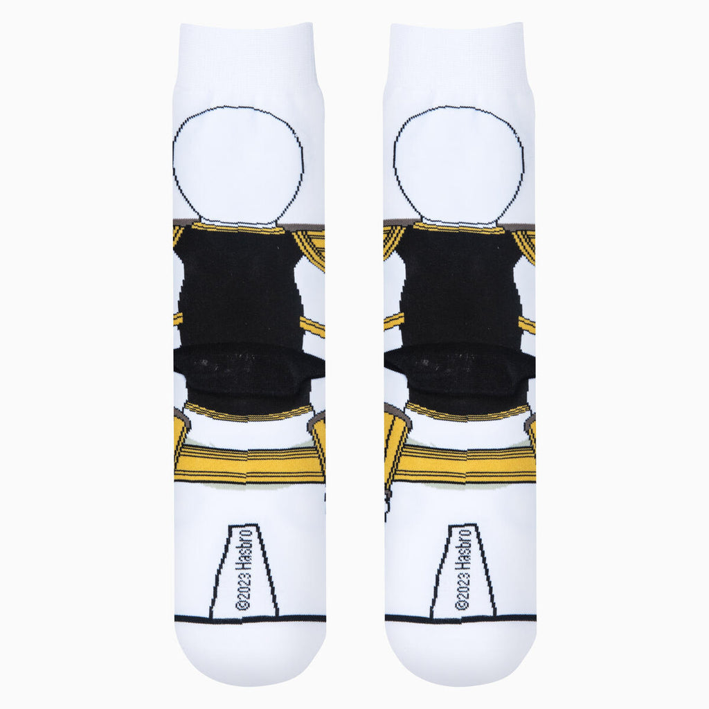 ODD SOX - Power Rangers White Ranger 360 Socks – Sneaker Science
