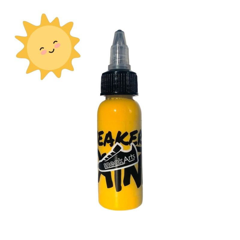 SneakArts UV Reactive Paint - Yellow - 30ml