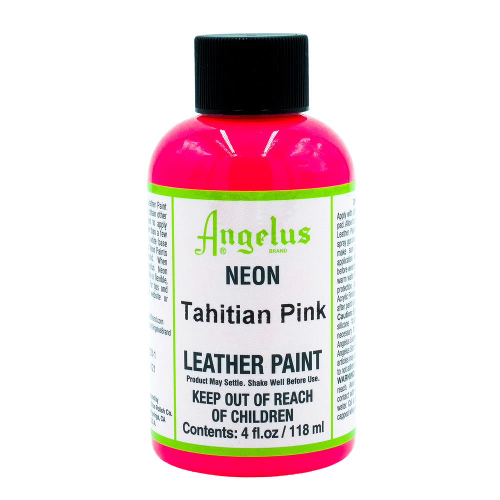 Angelus Acrylic Leather Paint - Neon Tahitian Pink