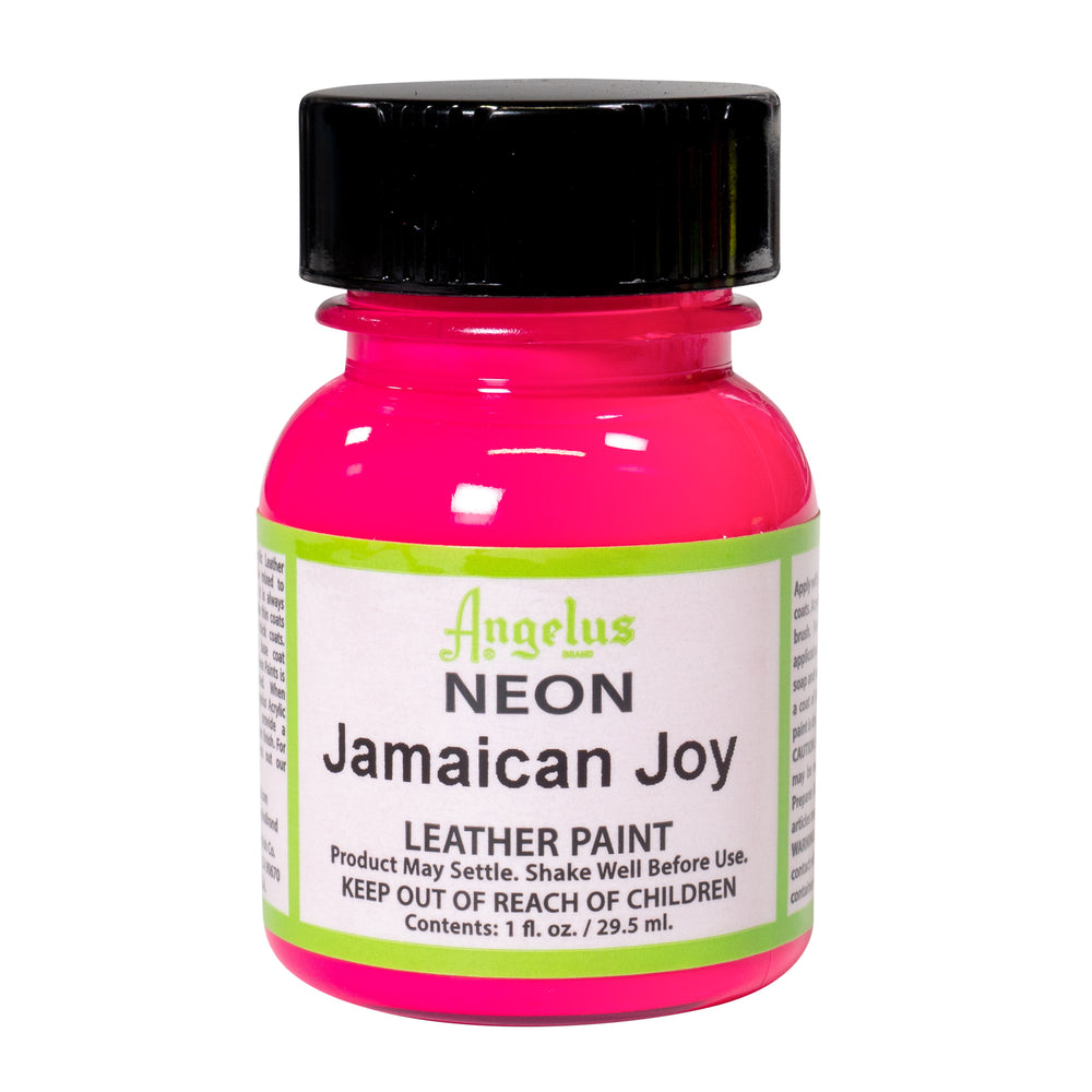 Angelus Acrylic Leather Paint - Neon Jamaican Joy
