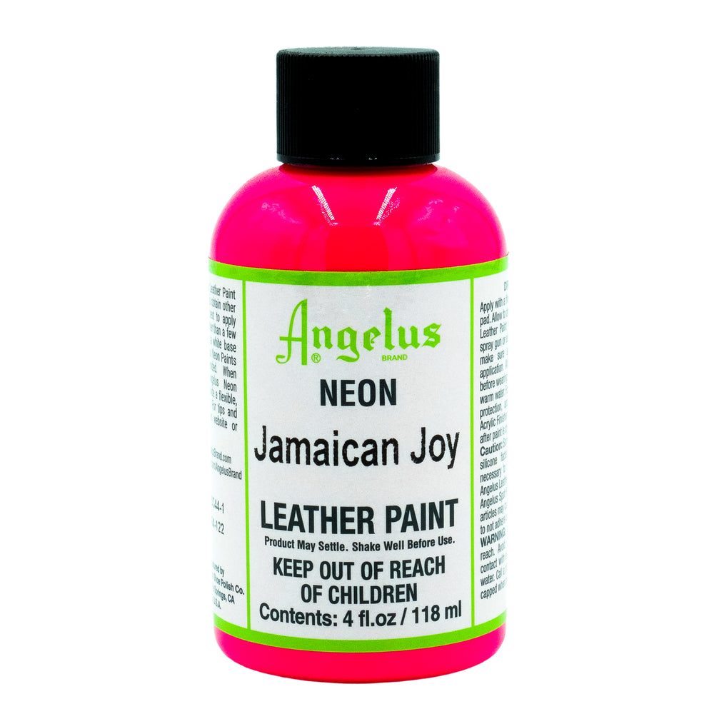 Angelus Acrylic Leather Paint - Neon Jamaican Joy