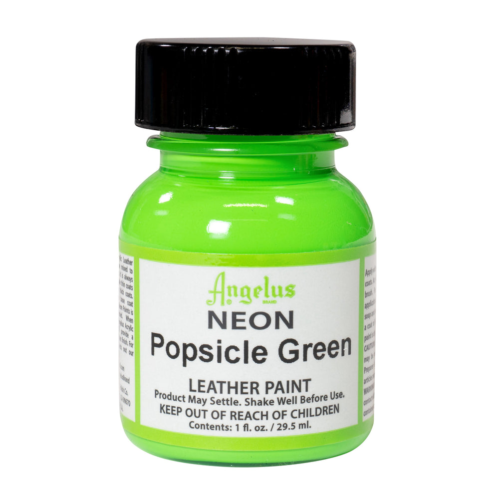 Angelus Acrylic Leather Paint - Neon Popsicle Green