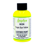 Angelus Acrylic Leather Paint - Neon Tropic Sun Yellow