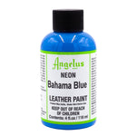 Angelus Acrylic Leather Paint - Neon Bahama Blue