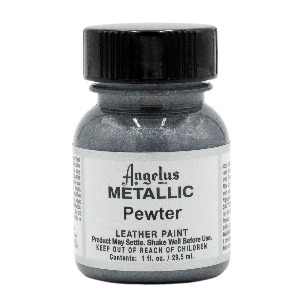 Angelus Acrylic Leather Paint - Metallic Pewter