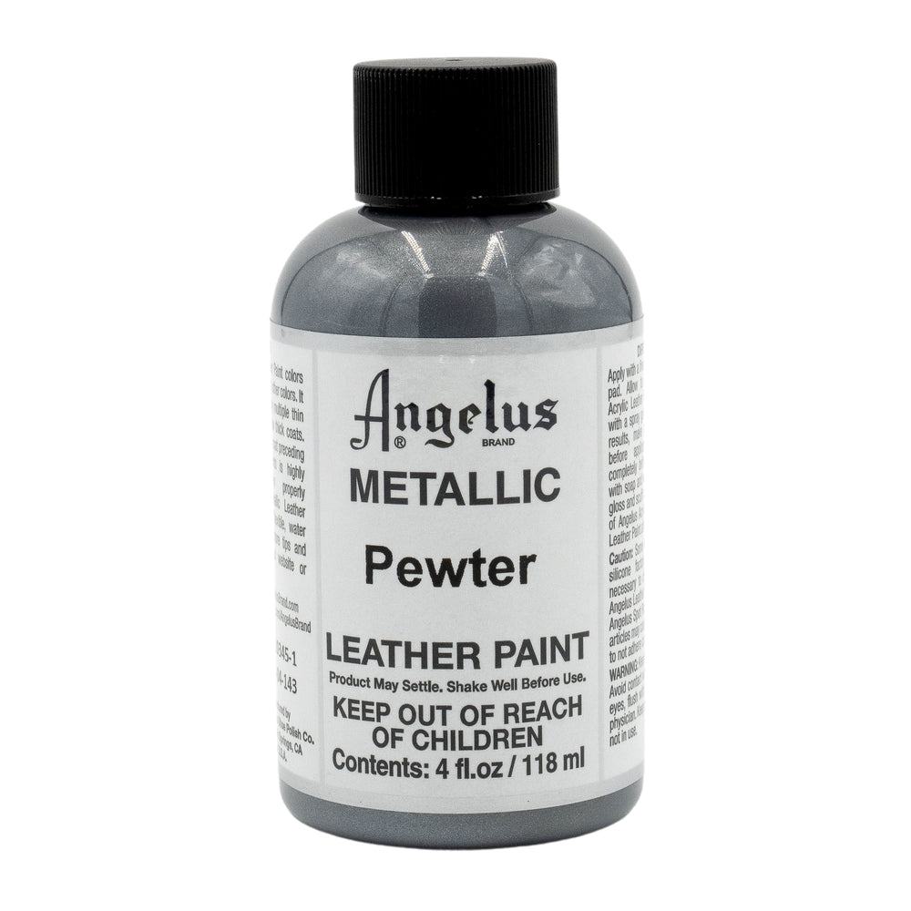 Angelus Acrylic Leather Paint - Metallic Pewter
