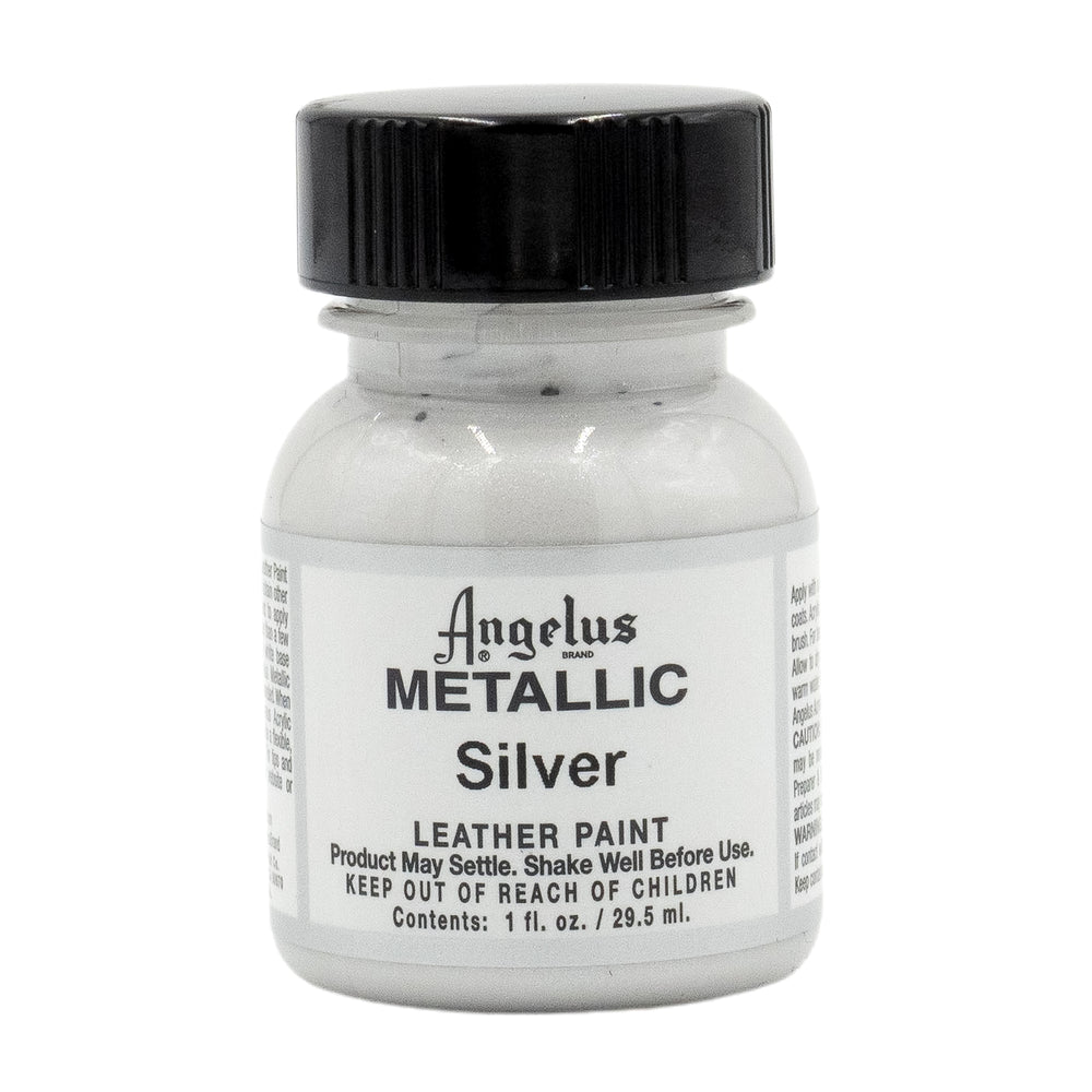 Angelus Acrylic Leather Paint - Metallic Silver
