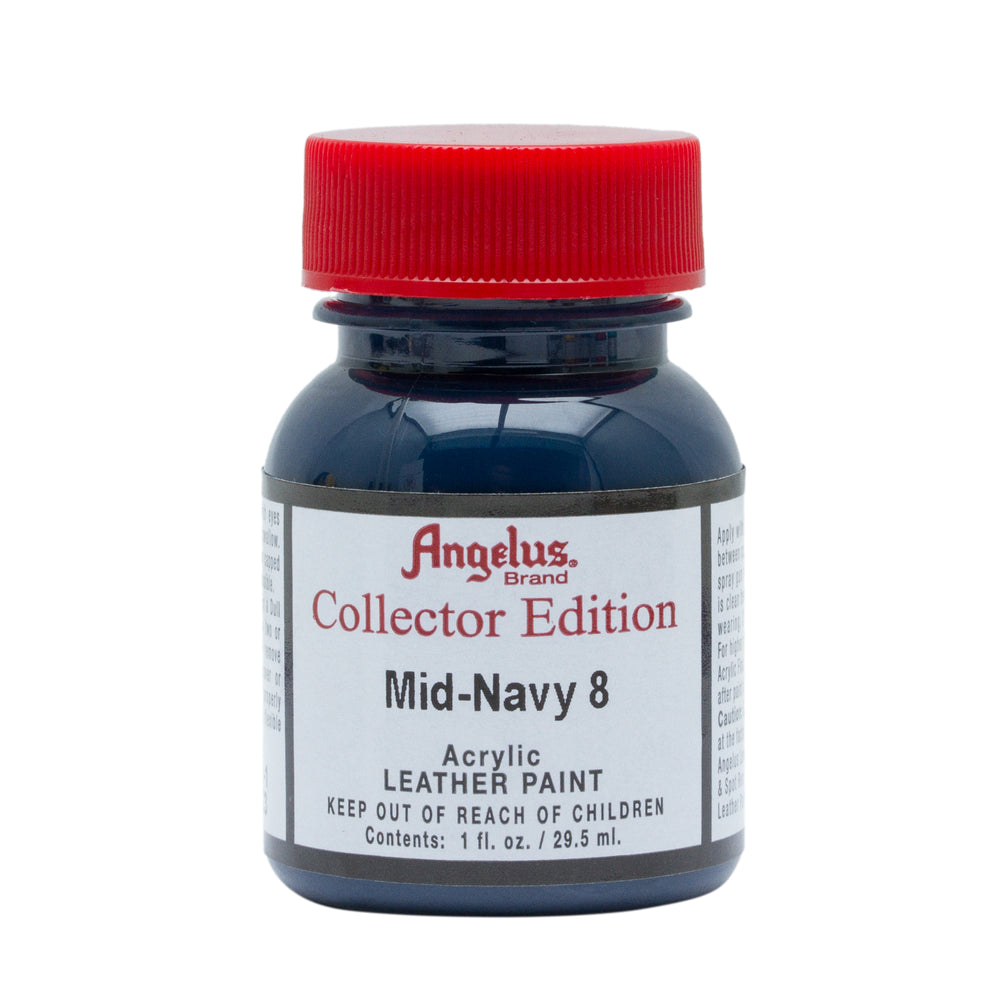 Angelus Acrylic Leather Collector Edition Paint - Mid-Navy 8