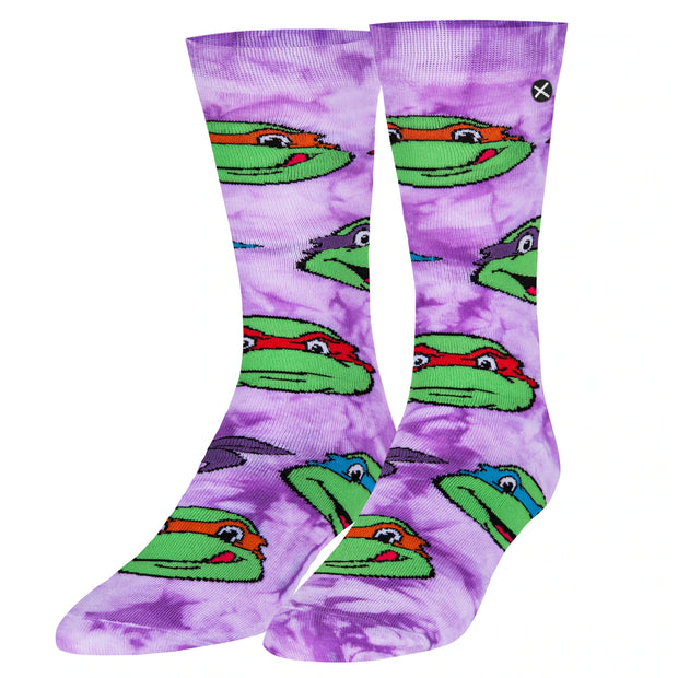 ODD SOX - TMNT Heads Tie Dye Socks