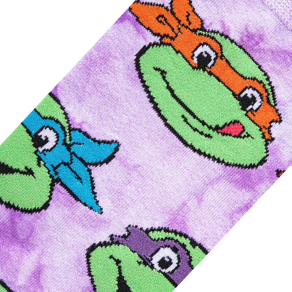 ODD SOX - TMNT Heads Tie Dye Socks