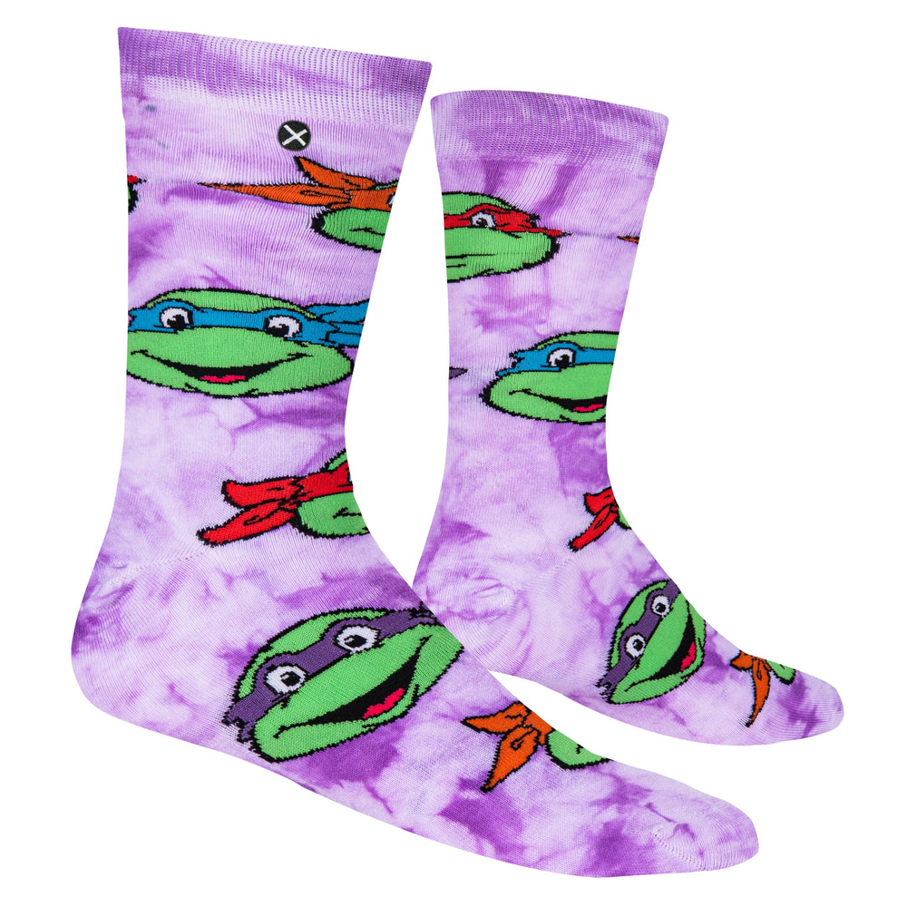 ODD SOX - TMNT Heads Tie Dye Socks