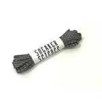 SneakerScience 3M Reflective Flat Laces - (Dark Grey)