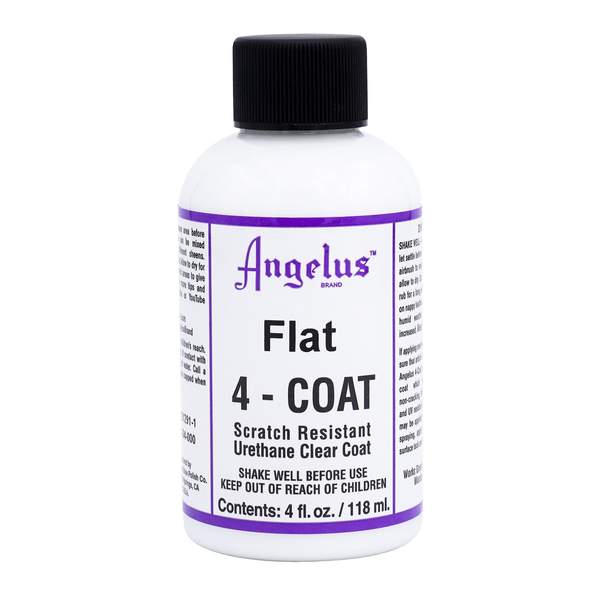 Angelus 4-Coat Urethane Clear Coat - Flat Finish