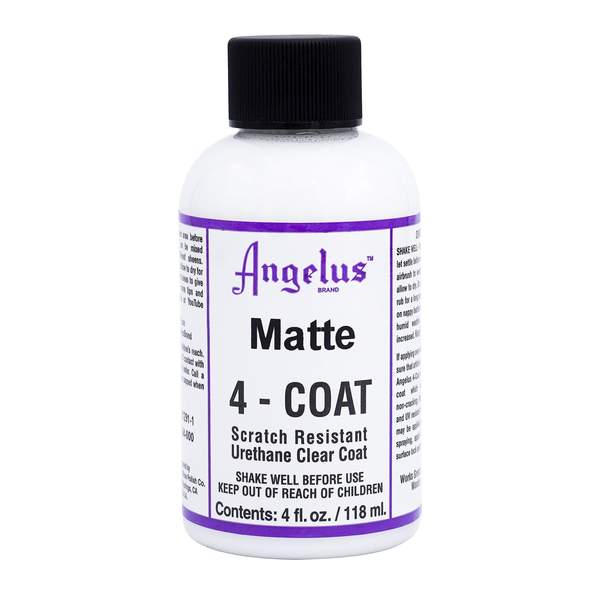 Angelus 4-Coat Urethane Clear Coat - Matte Finish