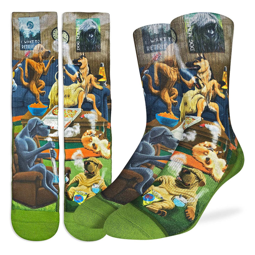 Good Luck Sock - Dogs Smoking Socks