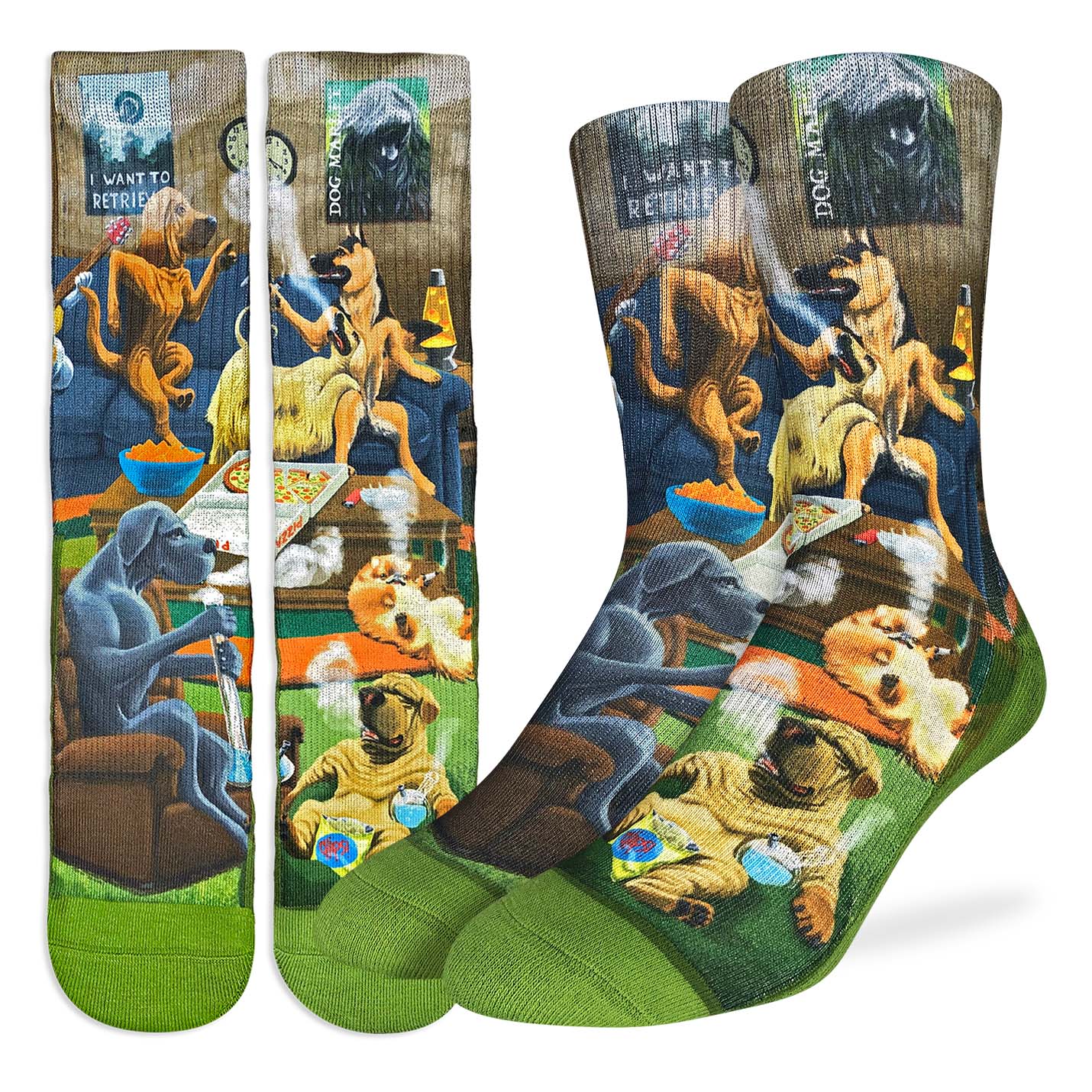 Good Luck Sock - Dogs Smoking Socks