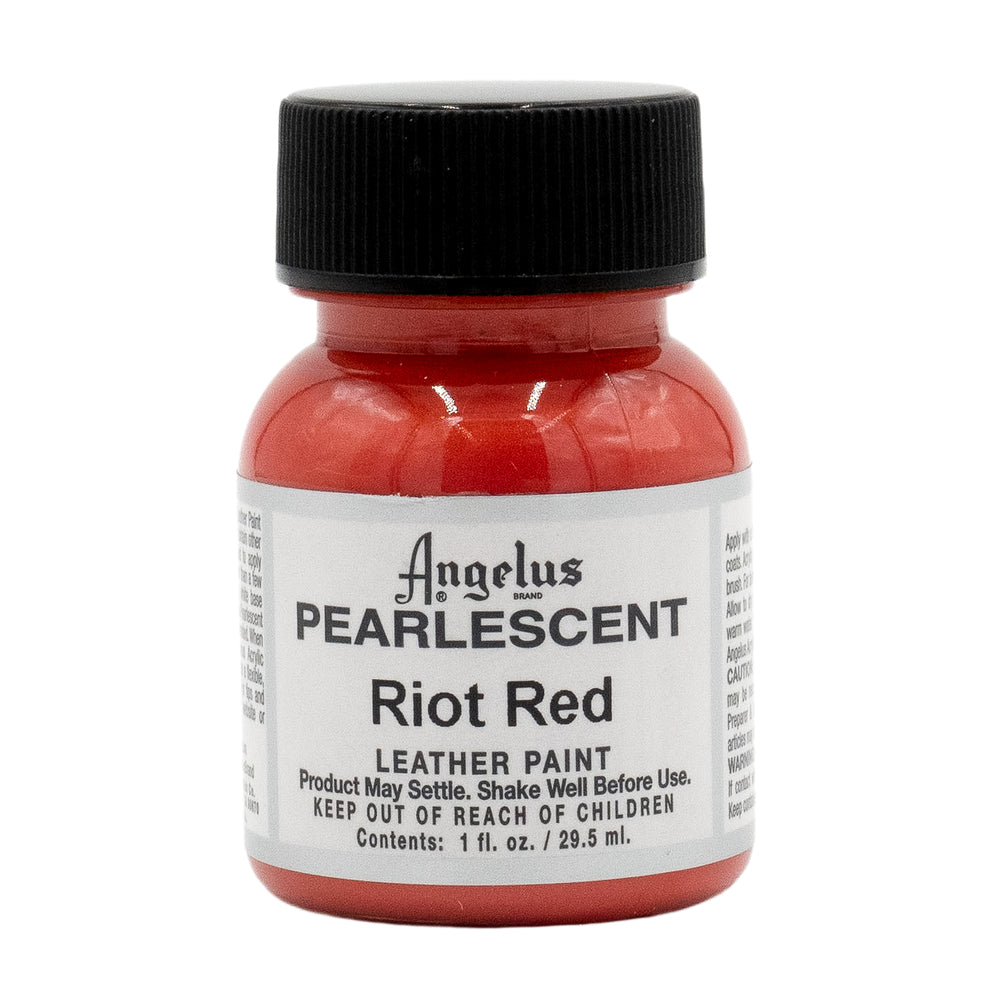 Angelus Acrylic Leather Paint - Pearlescent Riot Red