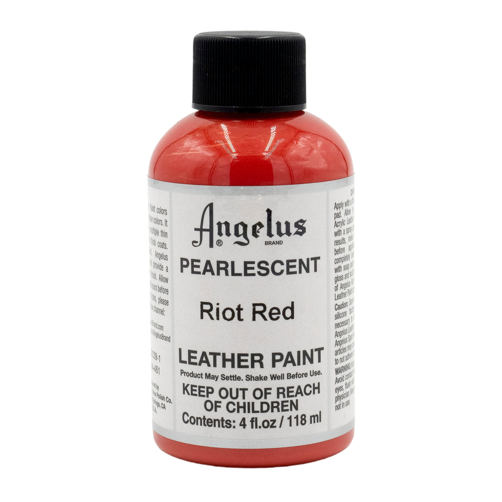 Angelus Acrylic Leather Paint - Pearlescent Riot Red