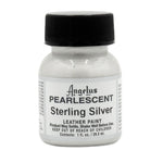 Angelus Acrylic Leather Paint - Pearlescent Sterling Silver