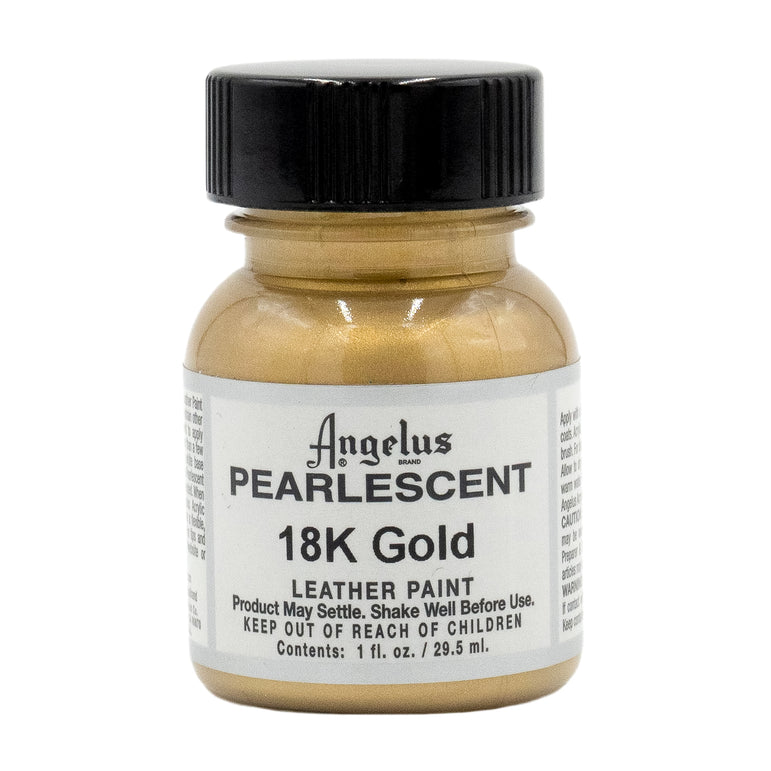 Angelus Acrylic Leather Paints (Metallic & Pearlescent) - 1oz