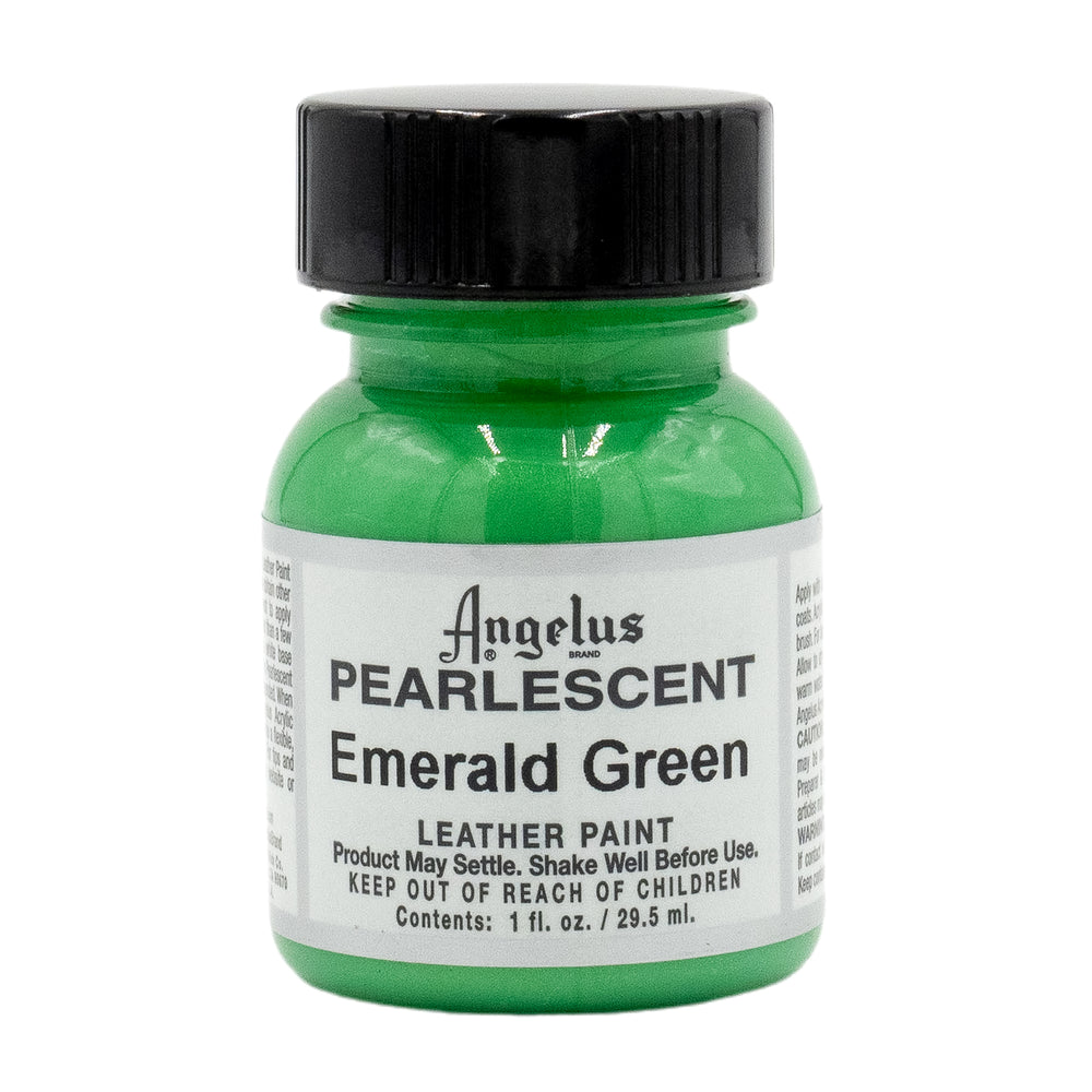 Angelus Acrylic Leather Paint - Pearlescent Emerald Green