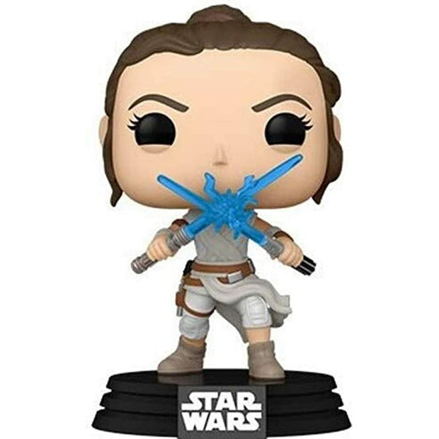 Funko POP! Star Wars Episode IX Figure Rey w/ 2 Light Sabers - 9cm