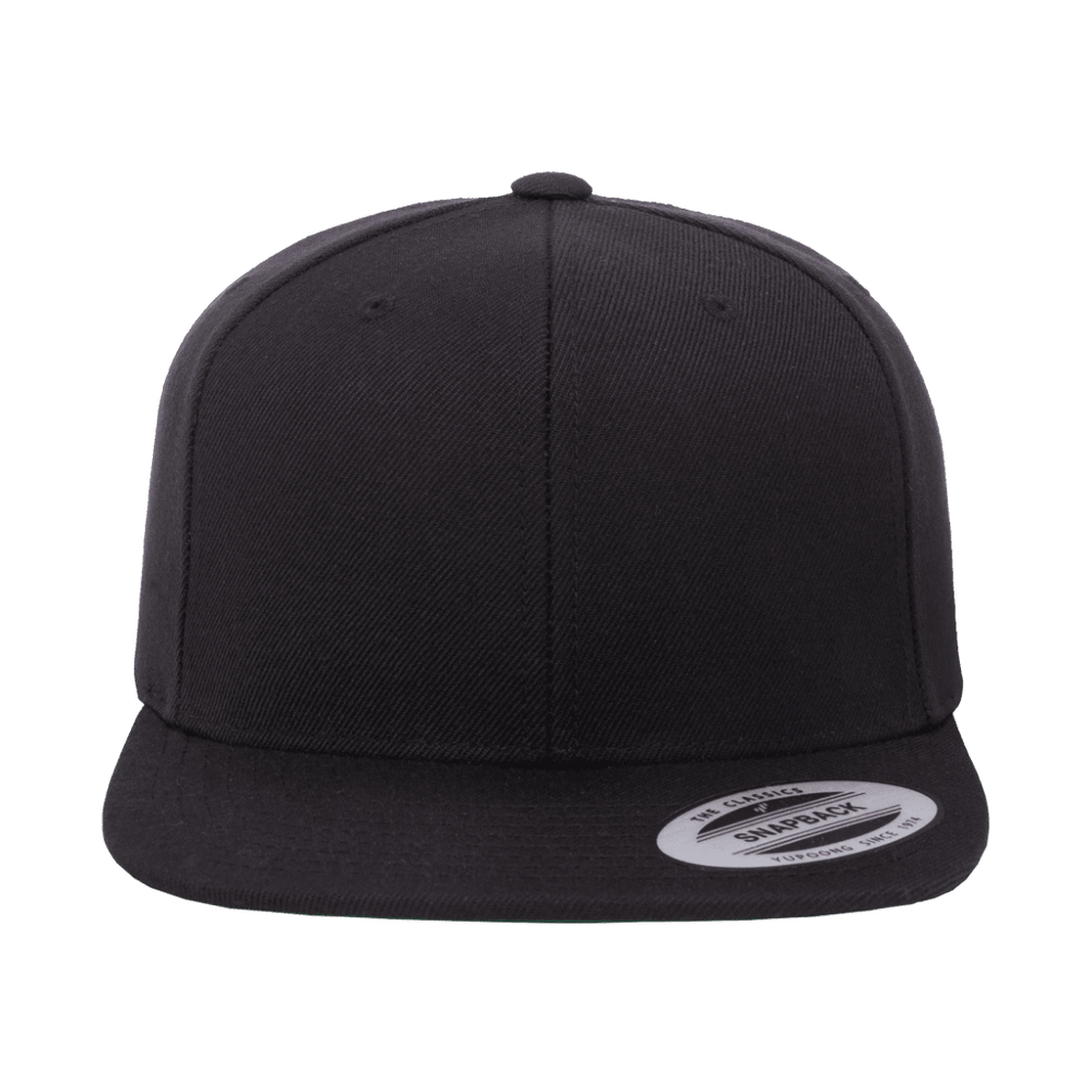 YP Classics Premium Snapback Cap - Black