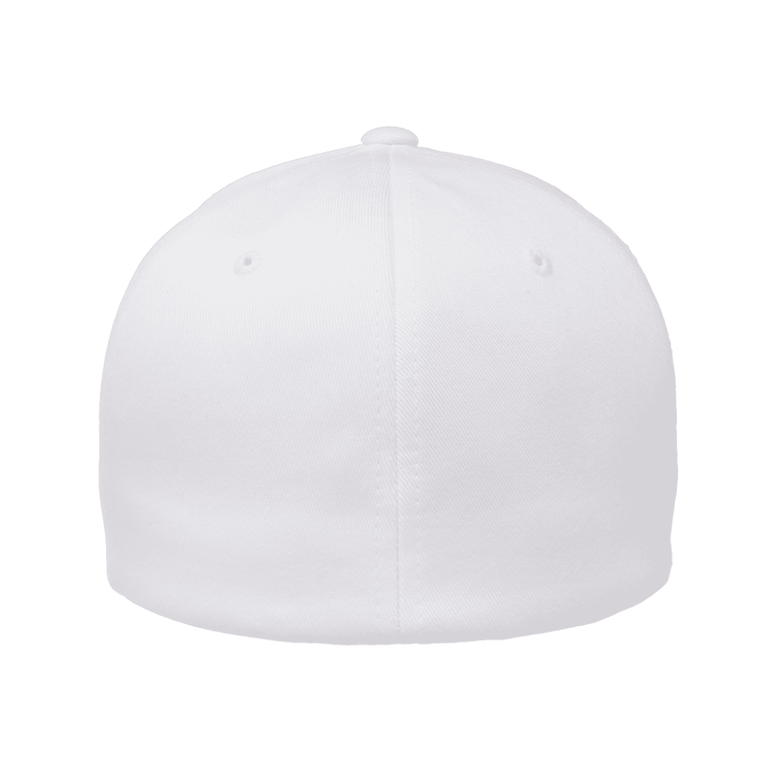 Flexfit Curved Peak Cap - White