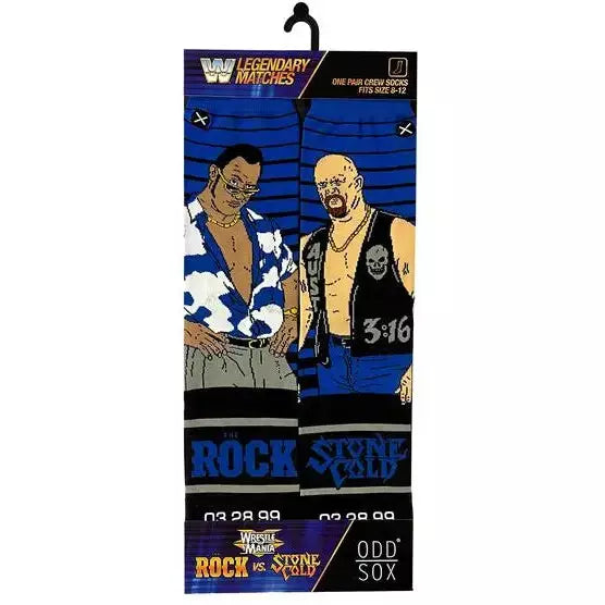 ODD SOX - The Rock vs Stone Cold Legendary Matches Socks