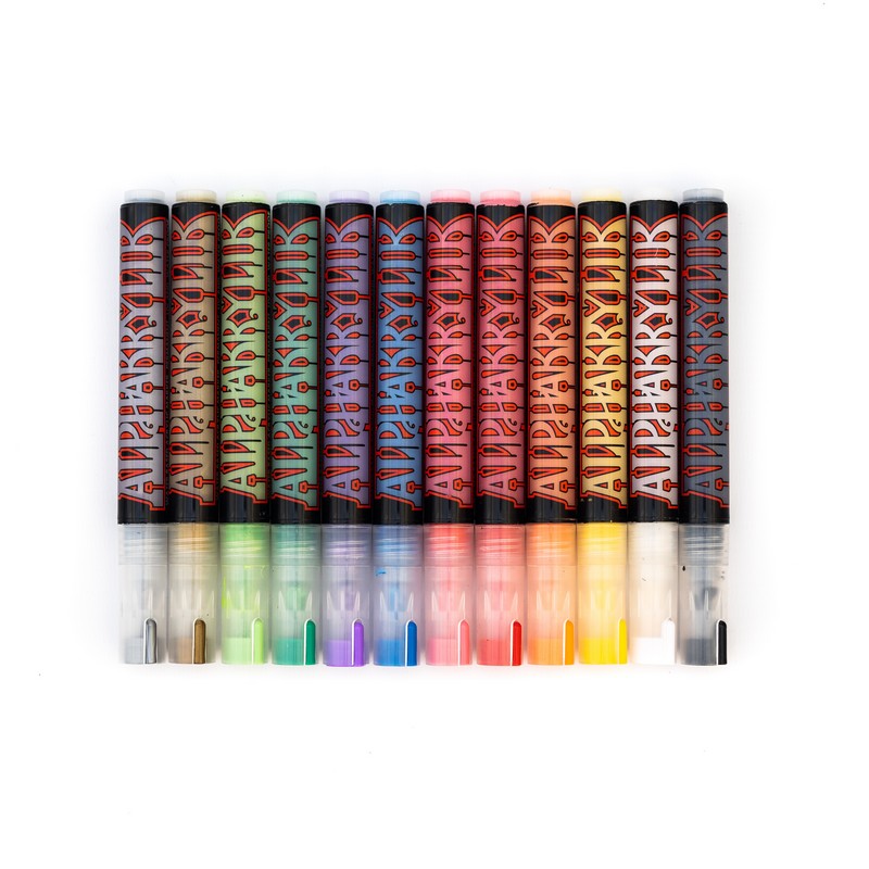 Alphakrylik Paint Marker Pen - 12 PACK