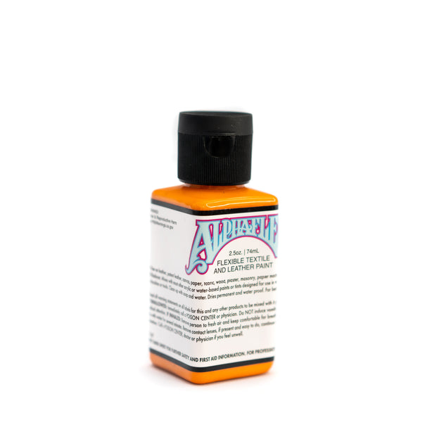 AlphaFlex Flexible Textile & Leather Paint - Bright Orange (Alpha Orange)